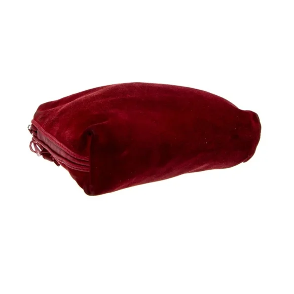 Bottega Veneta Authentic Red Suede Crossbody Bag - Picture 4 of 6